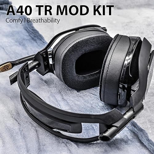 Vista 25 de Almohadillas para oídos A40 TR, almohadillas de repuesto compatibles con Astro A40 tr Headset I A40 TR Mod Kit/A40 Accesorios/diadema/espuma