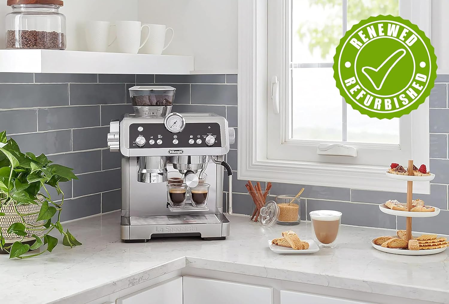 De'Longhi La Specialista Prestigio Espresso Machine, EC9355M (Renewed)