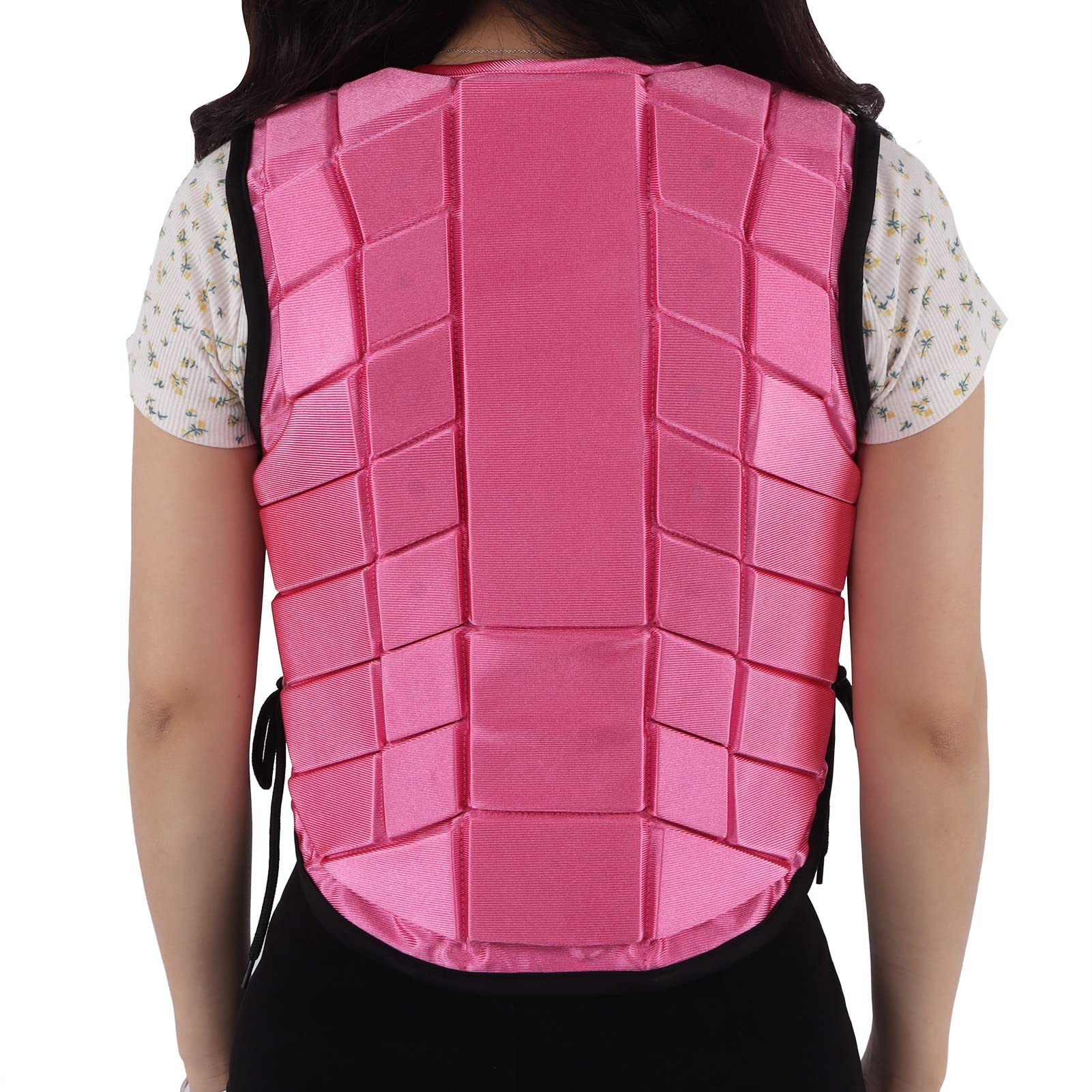 Chaleco Ecuestre para Niños, Chaleco para Montar a Caballo, Equipo de Protección para Montar a Caballo Acolchado con Espuma de Seguridad Protector Corporal Ecuestre para Niños Niñas