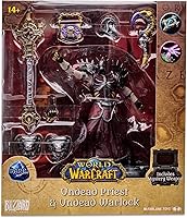 Vista 10 de McFarlane Toys - Figura posada a escala 1:12 de World of Warcraft: Sacerdote/Warlock (Rare)