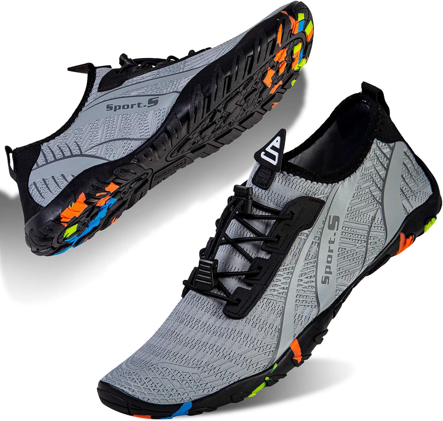 IceUnicorn Strandschuhe Badeschuhe Damen Herren Schwimmschuhe Aquaschuhe Sommer Schnell Trocknend Surfschuhe - Image 6