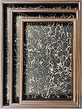 Wooden Trays Enamel Coated Rectangular Trays Set of 3 Serving Trays Wooden Tray Kitchen & Dining Decorative Resin Tray Cream- Midnight Ember