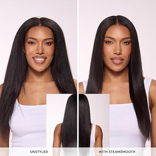 Miniatura 9 de L'ANGE HAIR SteamSmooth - Peine suavizante de vapor  Cepillo de vapor con infusión de aceite de coco para resultados elegantes y brillantes  Control