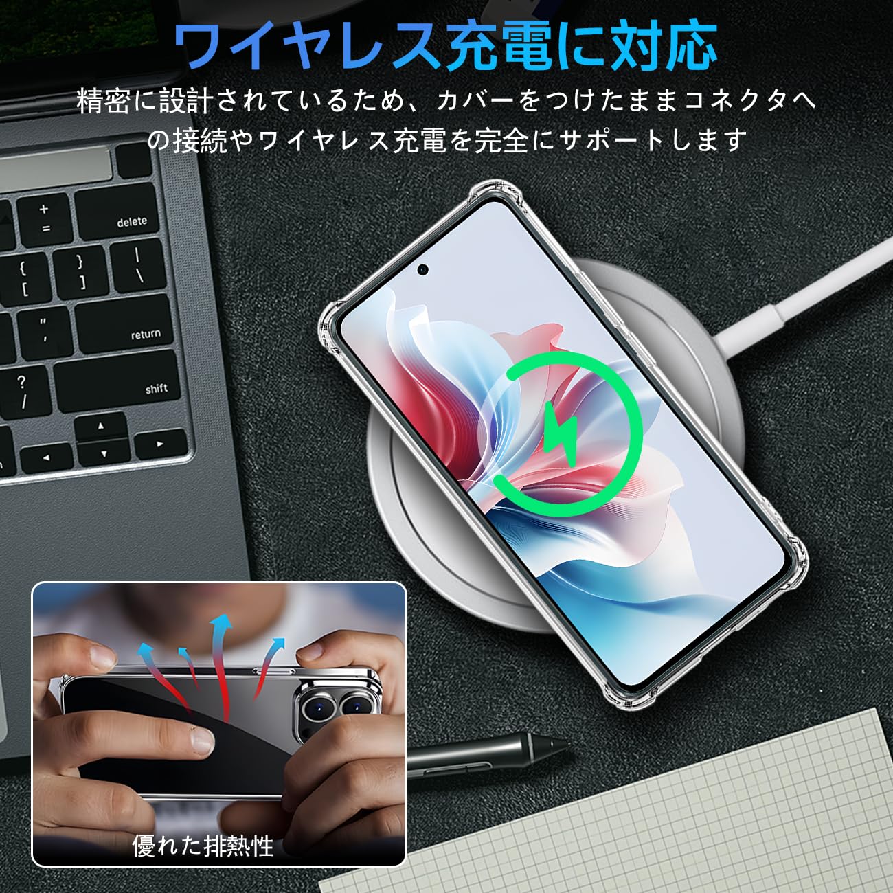 Amazon.co.jp: 対応 OPPO Reno11 A ケース OPPO Reno11A クリア ケース