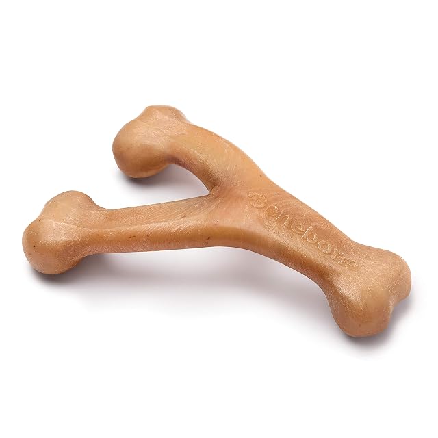 Benebone Wishbone, Juguete para morder, con auténtico Pollo Gigante