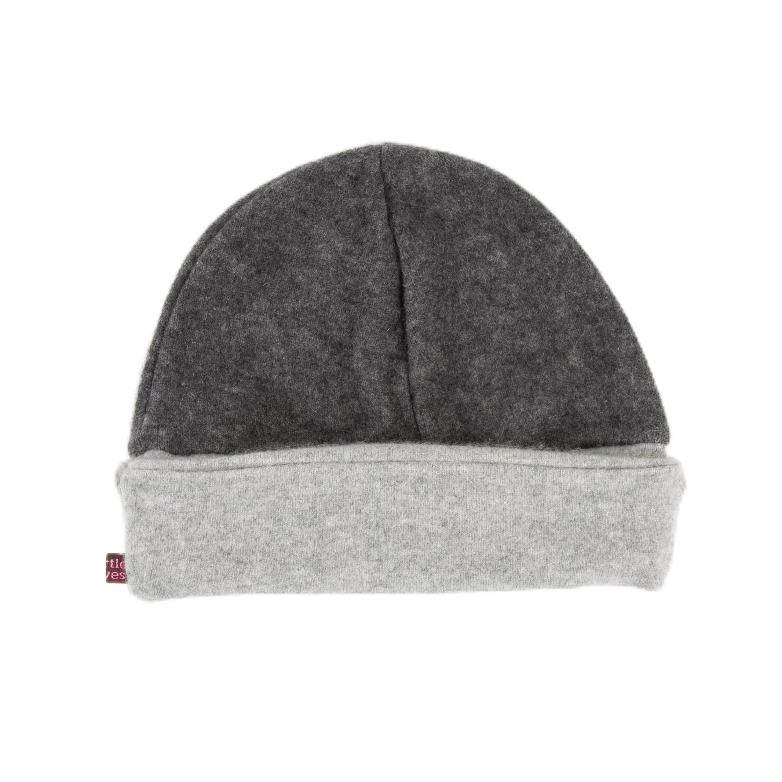 Turtle Doves Women's Grey Mix 100% Recycled Cashmere Beanie (Grey Mix)
