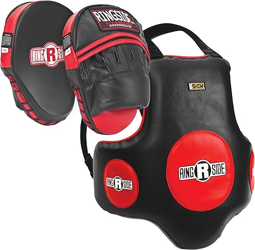 Ringside Paquete de entrenador de boxeo, talla única, negro