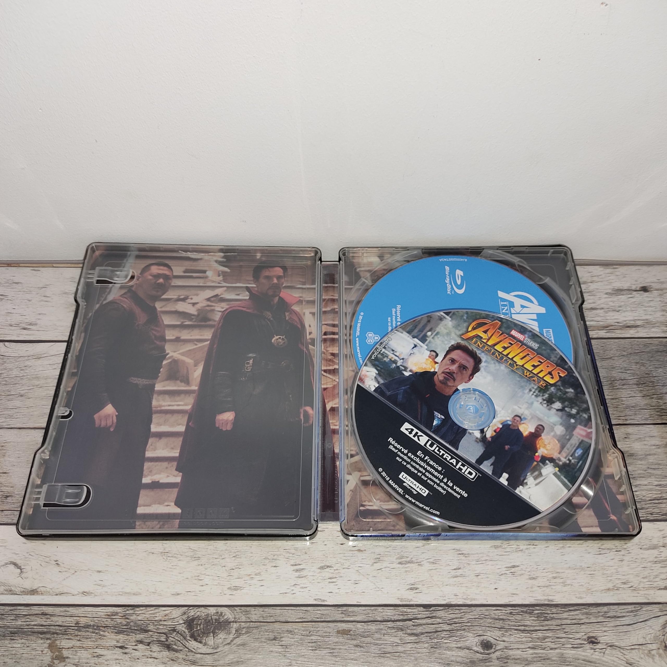 AVENGERS INFINITY WAR STEELBOOK 4K