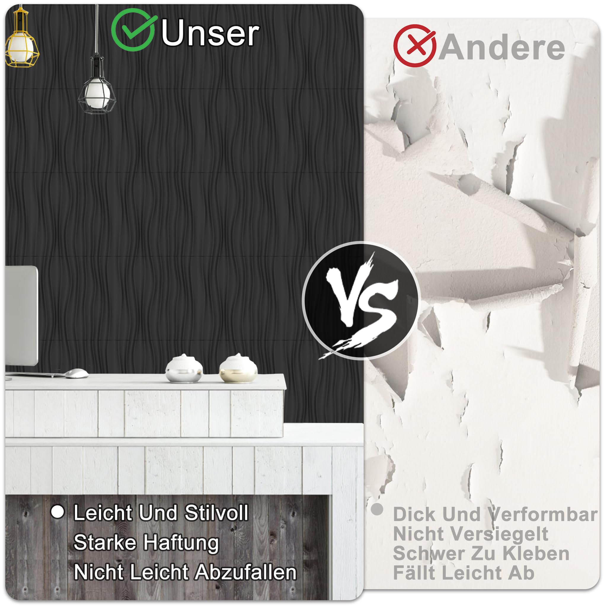 16 Stuks Wandpanelen Wanddecoratie Wandbekleding Plafondpanelen Panelen Panelen Wandtattoos Polystyreen Xps 4m² G76