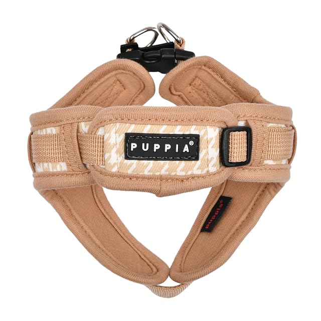 Foto 3 de 5 de Puppia Spring and Summer Fashion X Type - Arnés para Perro, Color Beige_Egon, Talla S