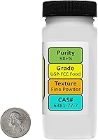 Vista 2 de Eritorbato de sodio [C6H7NaO6] 98+% USP-FCC Polvo de grado alimenticio 4 onzas en una botella