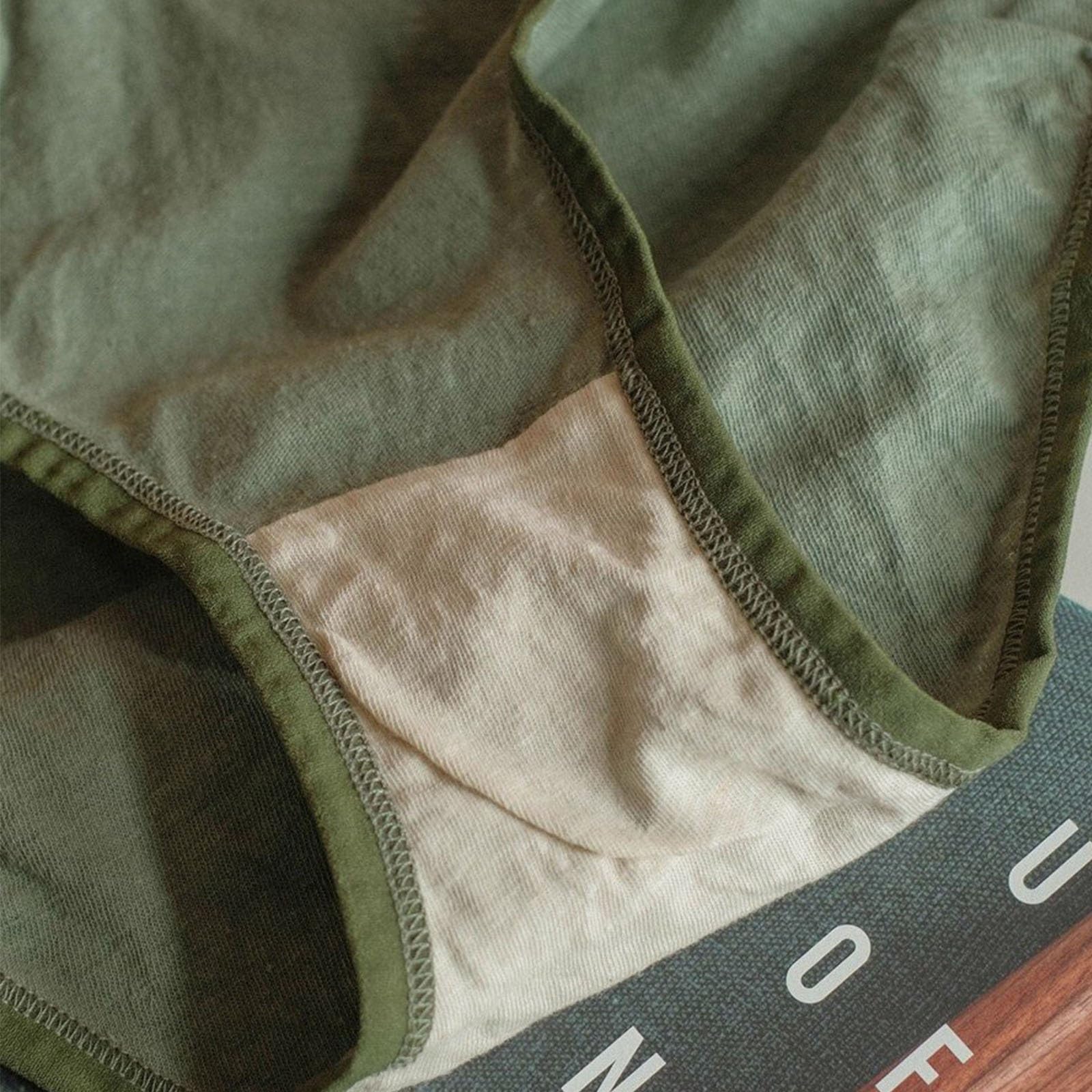 Lot De 3 Culottes En Coton Et Lin Bio Pour Femmes, Sous-vêtements Taille Mi-haute À Couverture Intégrale