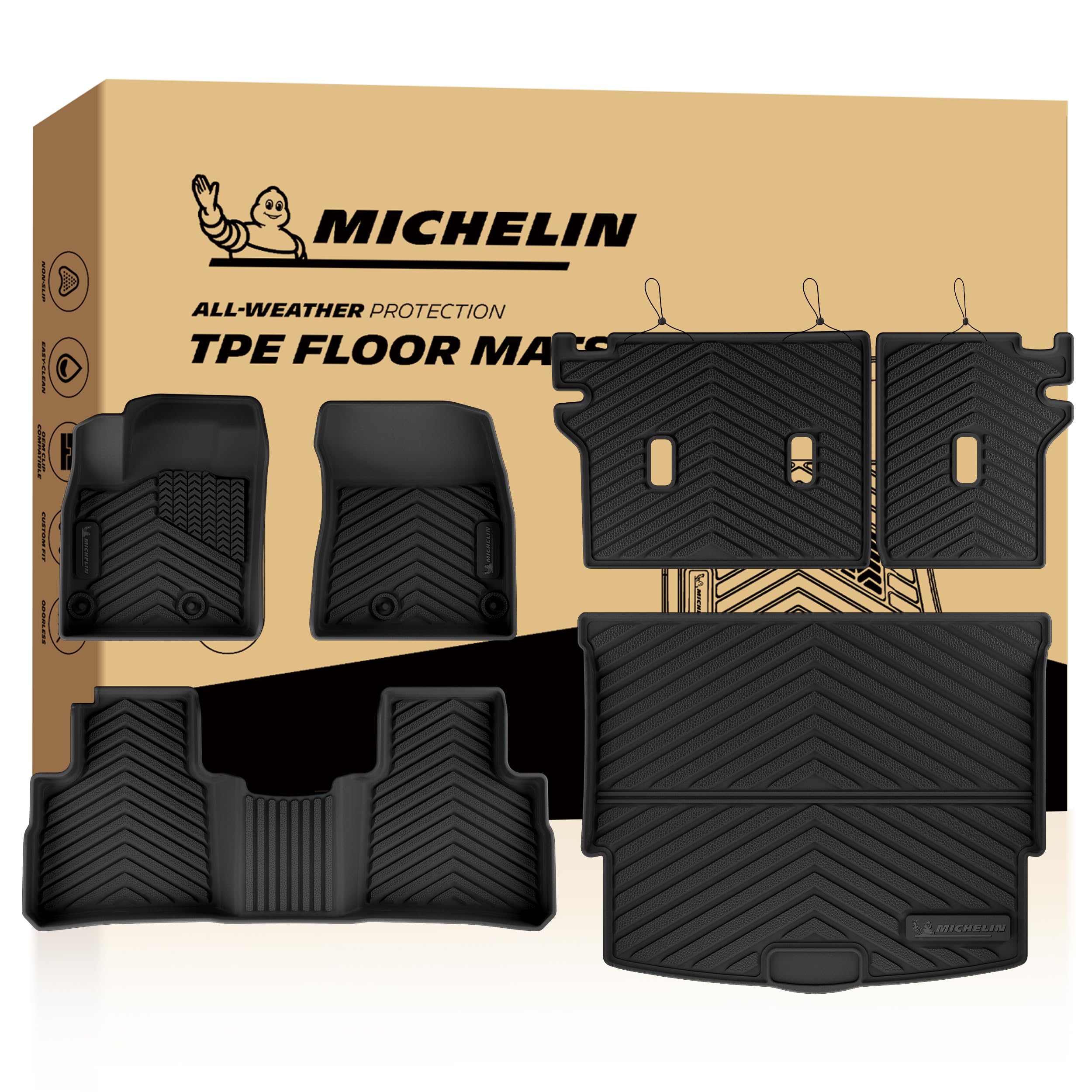 Michelin Vehicle Mats for 2021-2025 2026 Nissan Rogue, Not for Sport