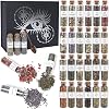 HNSHAG Magic Supplies Herb and Flower Kit 24 Pack for Dry Herb Thermos Witch Beginners Magic Altar Supplies and Decorations, Rose Cinnamon Spiritual Herb Witch Gift