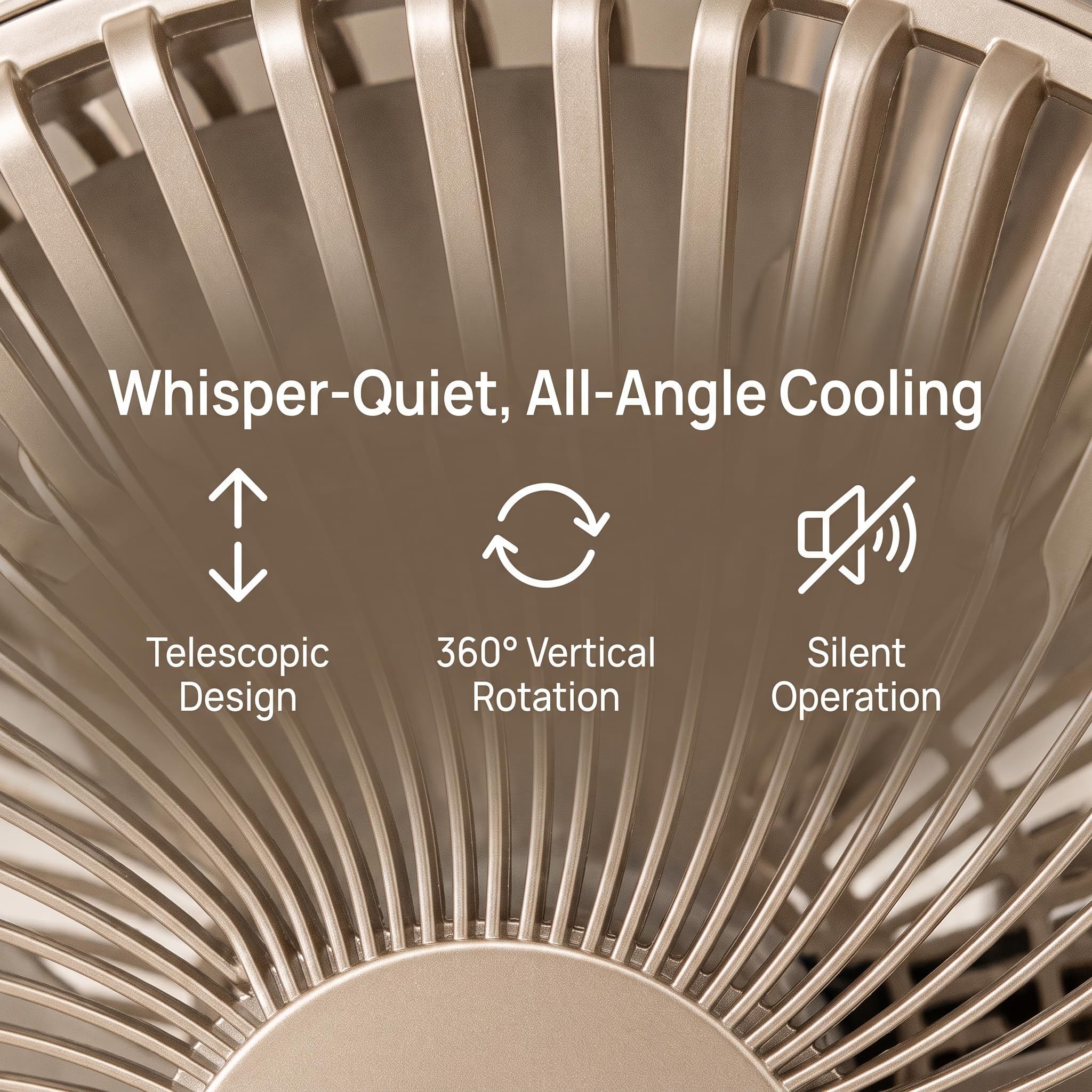 Ventilatore a Colonna, Ventilatore a Circolazione d'Aria 2 in 1 da Tavolo e Pavimento, Altezza Regolabile 36-85 cm, Ventilator Oscillante 360° con Telecomando e Timer 8h, Silenzioso per Casa