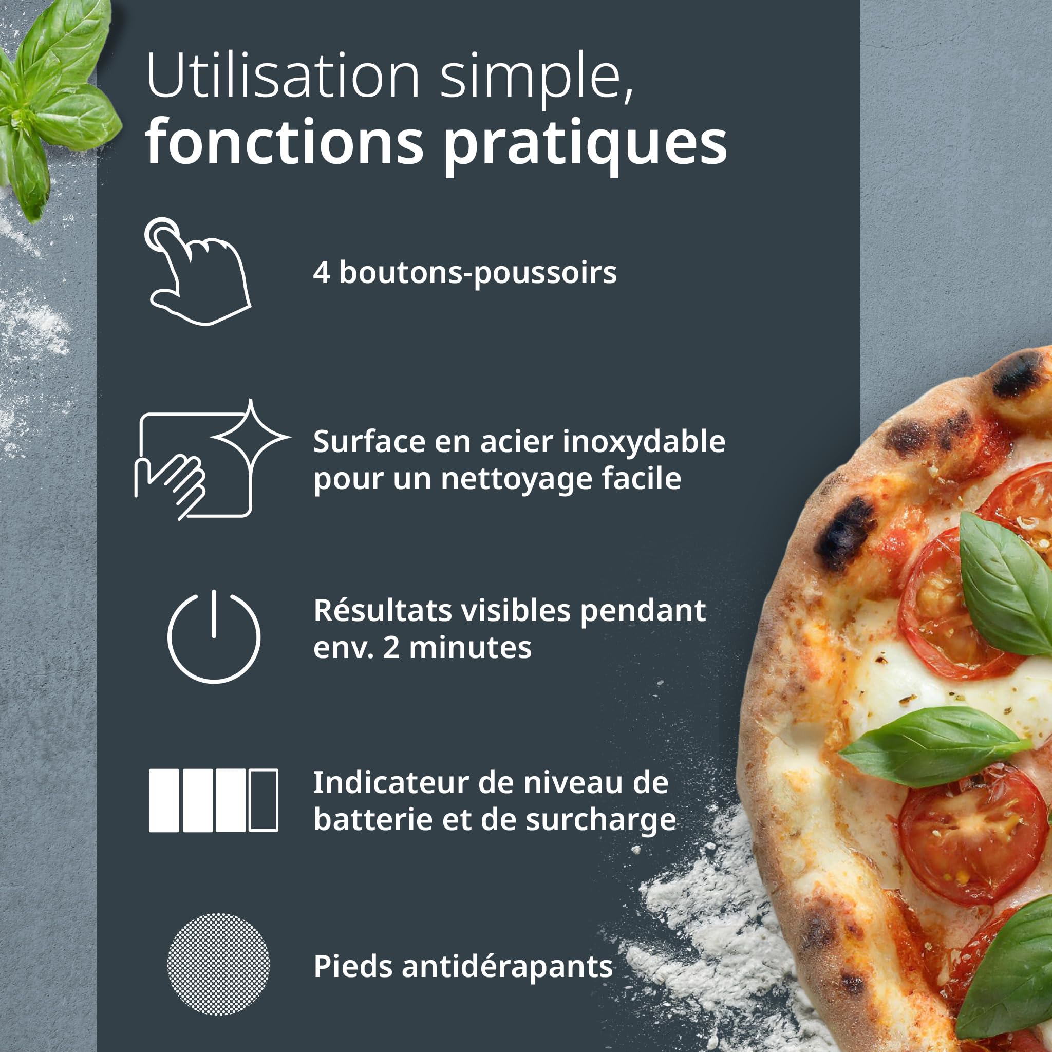ADE Balance de cuisine electronique avec 2 plateformes 5kg/1g & 500g/0,1g | balance de précision à 0,1g près pour la cuisine | capacité de charge de 5 kg