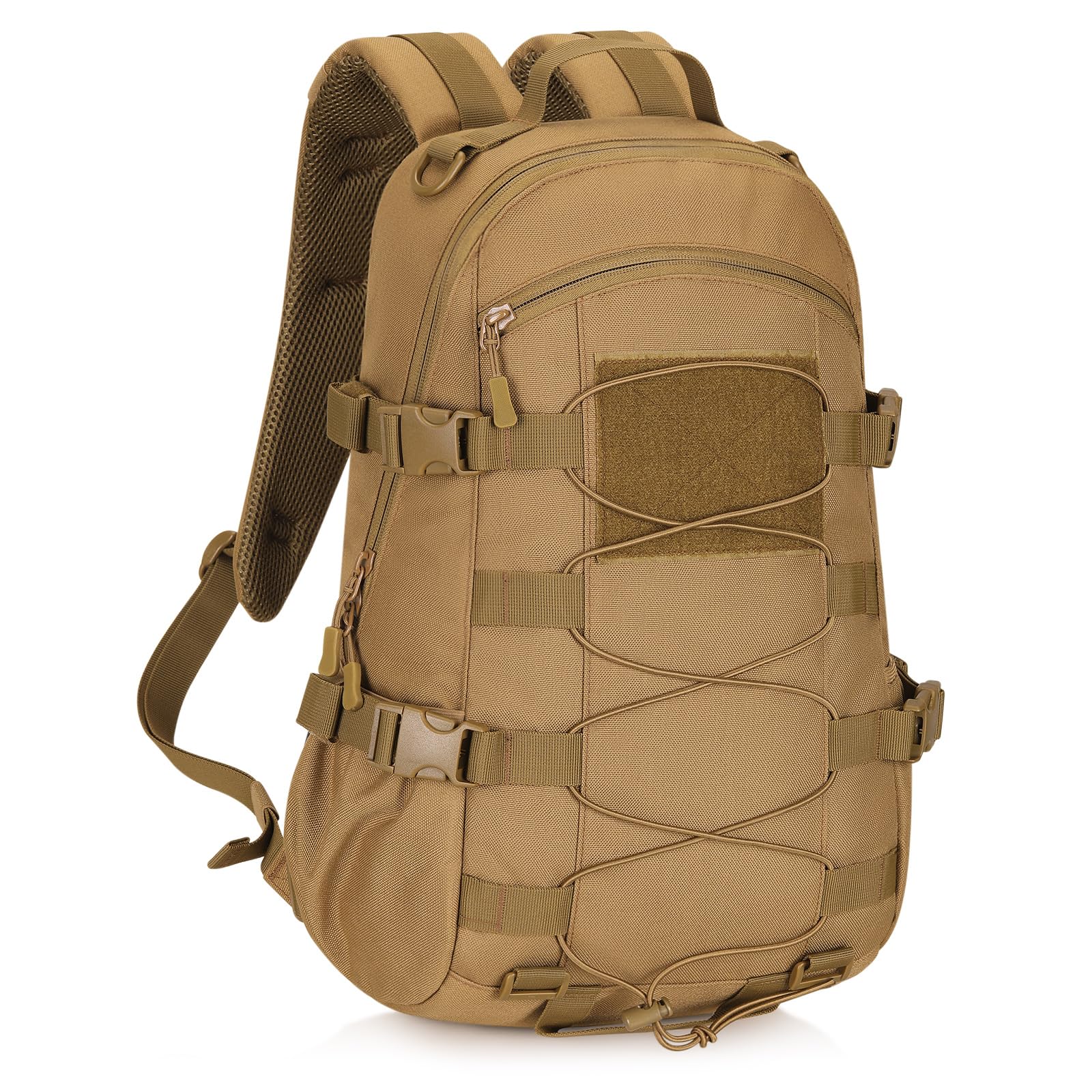 HUNTVP 25L Sac à Dos Tactique Sacs à Dos Voyage Militaire Homme Femme Molle Assaut Pack Cartable pour Camping Alpinisme Chasse Sports de Plein Air