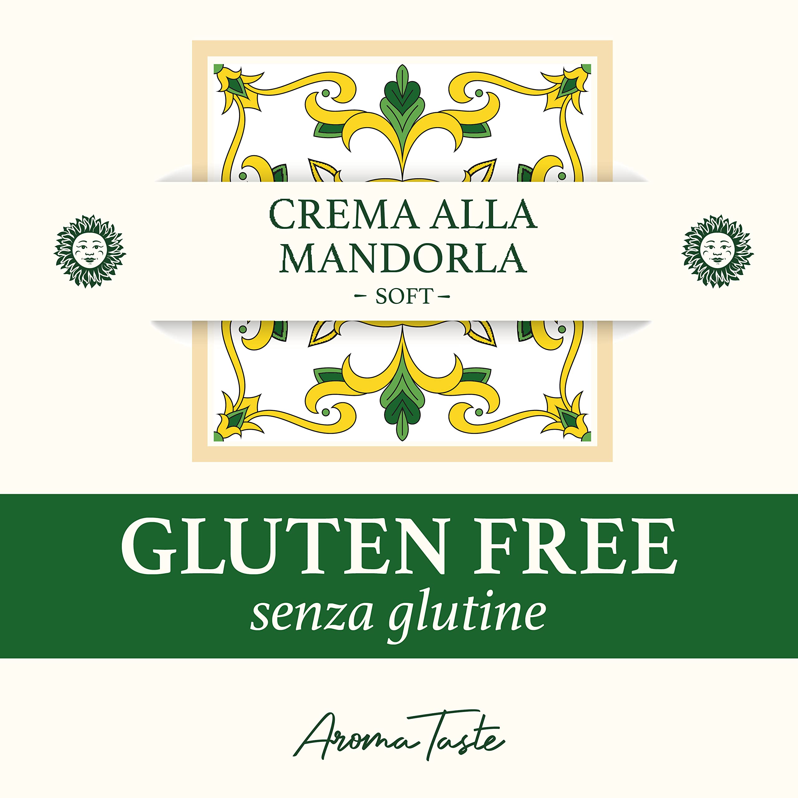Boîte Cadeau Crème de Sicile | Amande et Pistache | Pâtisserie Italienne | 2x200g