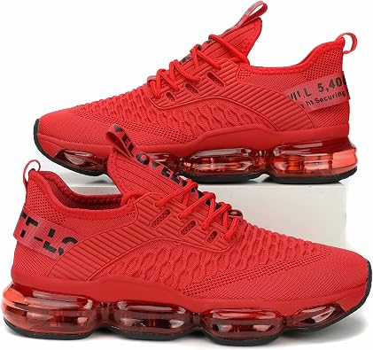 Mens Trainers Air Cushion Running Fashion Shoes Casual Breathable Walking Tennis Gym Athletic Sports Sneakers Zapatos