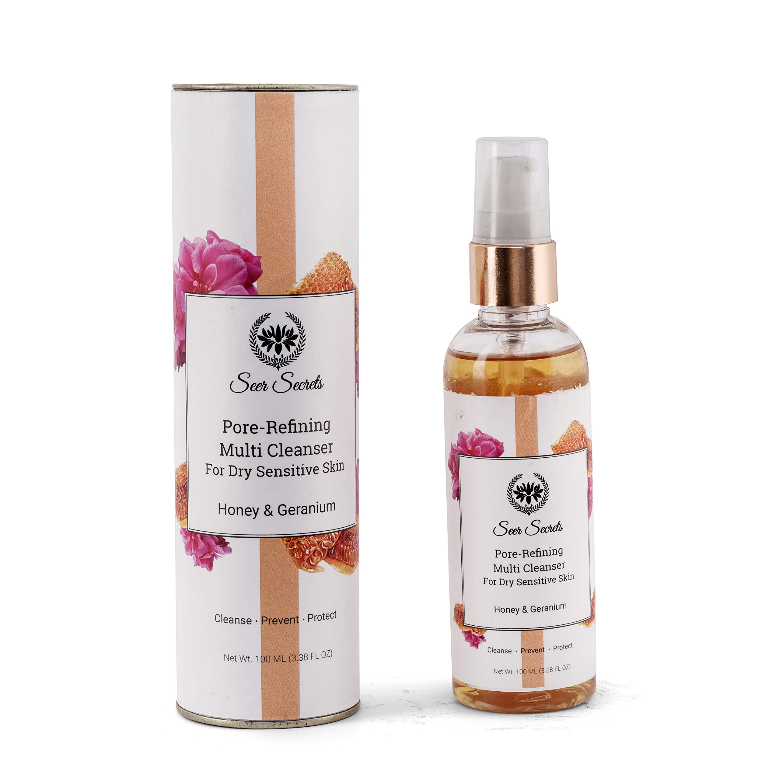 Honey & Geranium Pore Refining Multi Cleanser (100ml)