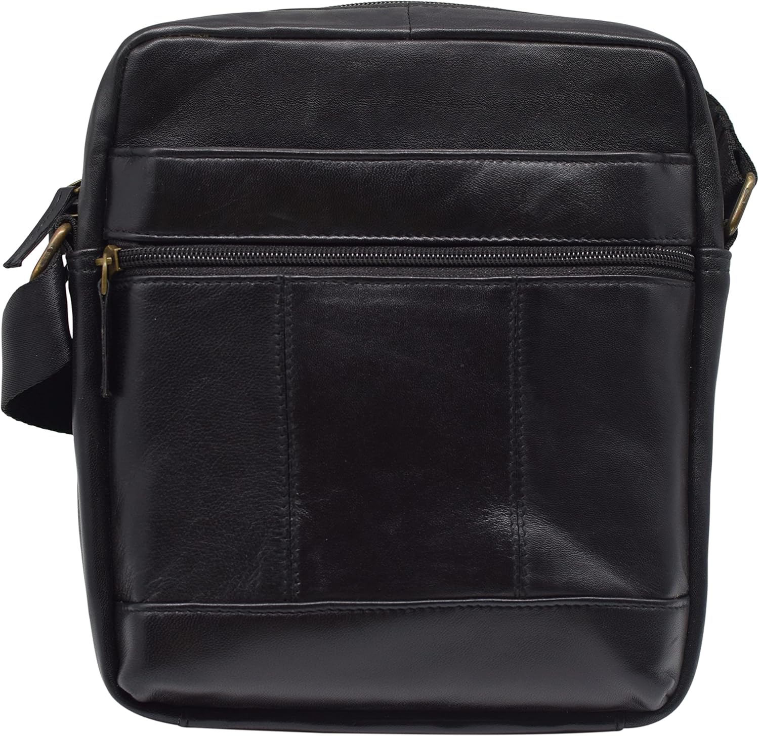 MARSHAL Genuine Leather Man Purse Shoulder Bag Small Mens Crossbody Messenger Bags for Work & Travel
