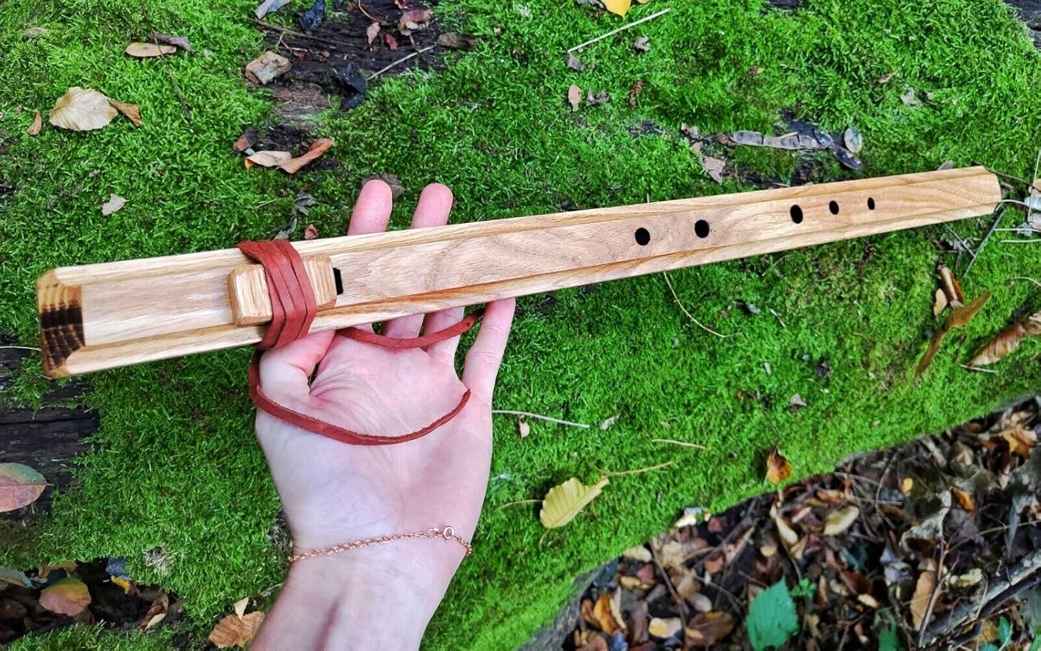 Native American OAK Flute "Inner Peace" - Hand Made healing sound