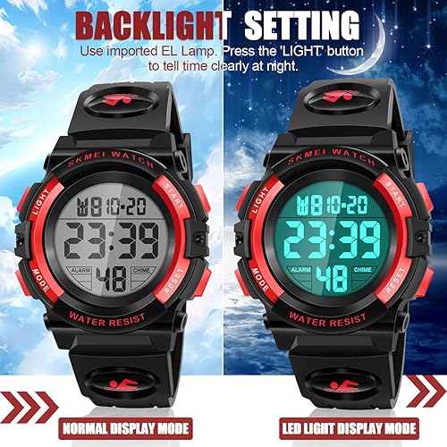 Miniatura 5 de Reloj impermeable multifuncional LED para niños - Regalos para niños