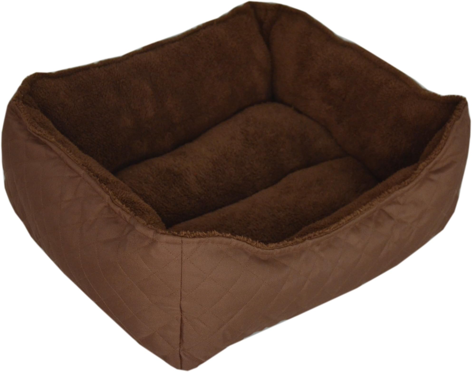 Premier Togo Pet Bed for Dogs/Cats/Puppies and Kittens, 55 cmx35 cmx22 cm, Chocolate Brown