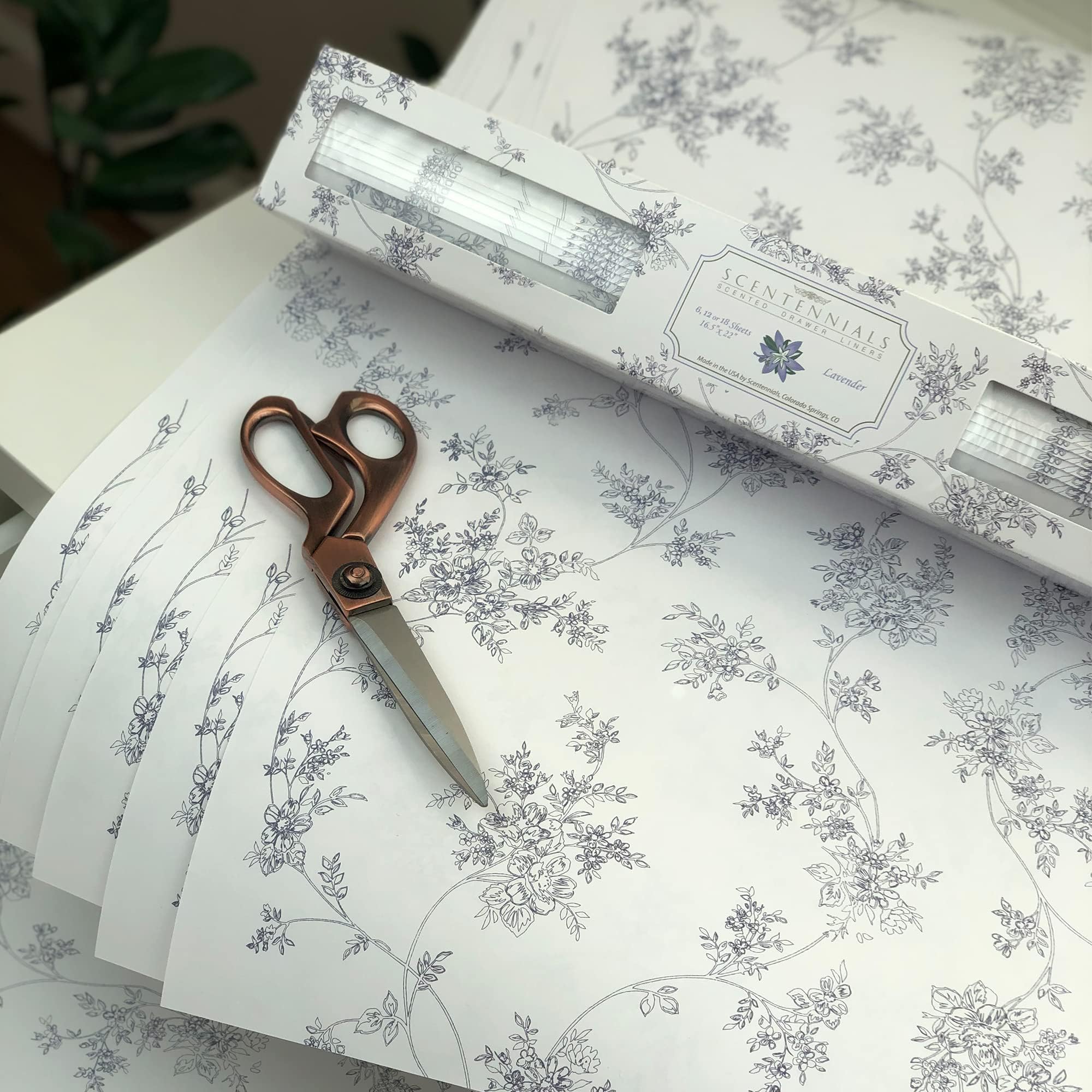 Original Series Scented Drawer Liners From Scentennials (Lavender)