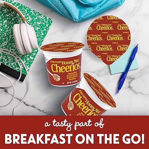 Vista 26 de Cheerios Cereal de desayuno sin gluten de avena integral, bolsa de 2.2 onzas (paquete de 5)