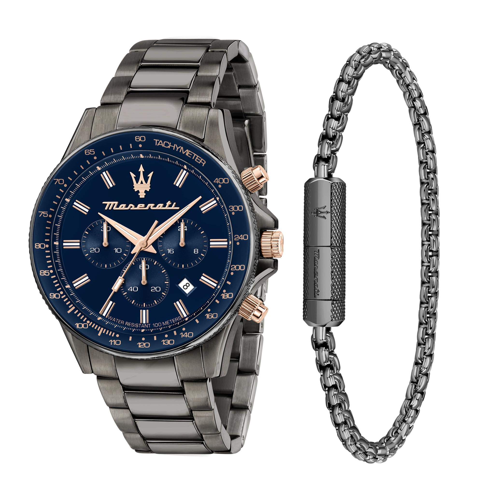 Maserati Stainless Steel Sport R8873640020 Men Quartz Analogue Watch, Blue Dial, Brown Band (B0BT84WPHH) Amazon Price History, Amazon Price Tracker