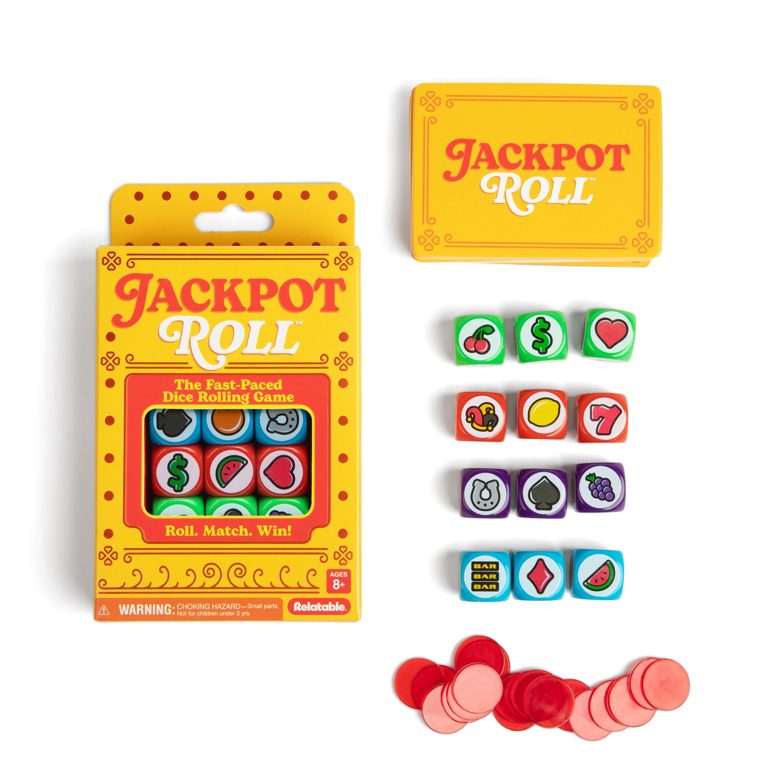 Amazon.com: Jackpot Roll, A Casino Themed Dice Game by Relatable
