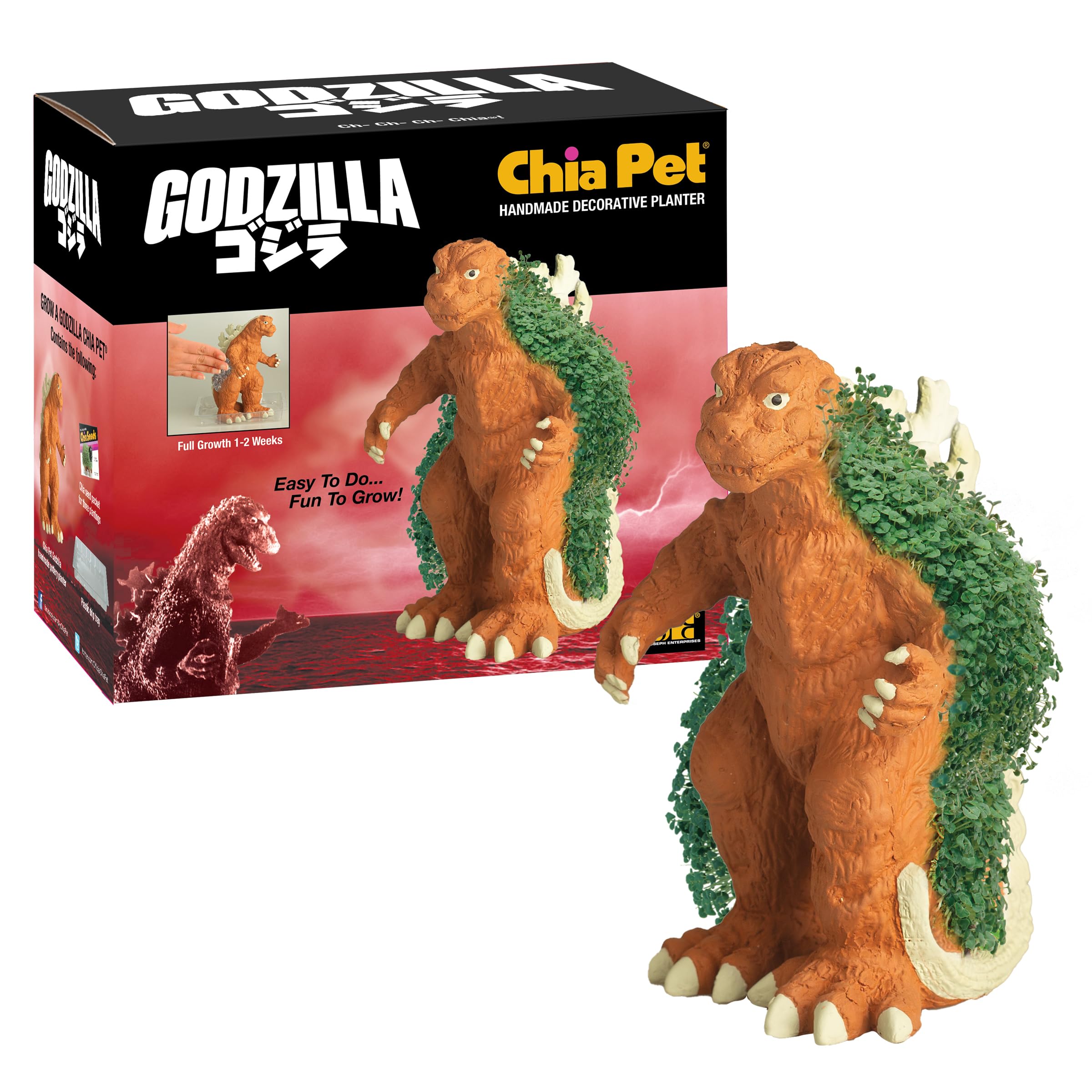 Amazon.com : Chia Pet Godzilla with Seed Pack, Decorative Pottery