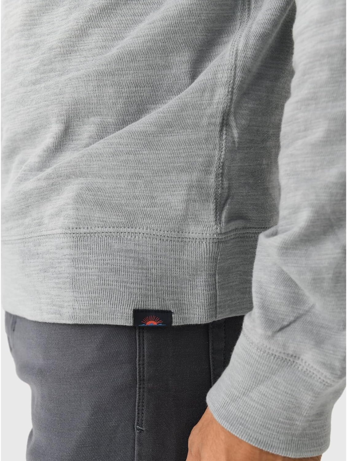 Faherty Men's Sunwashed Slub Hoodie- Lakeshore Extra Extra Large (XXL) - Image 4