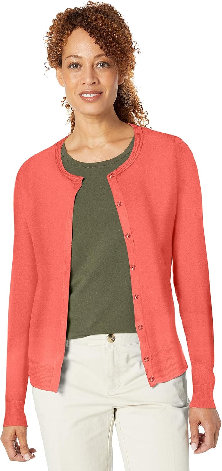 Amazon Essentials Women's Lightweight Crewneck Cardigan Sweater (Available in Plus Size) - Image 9