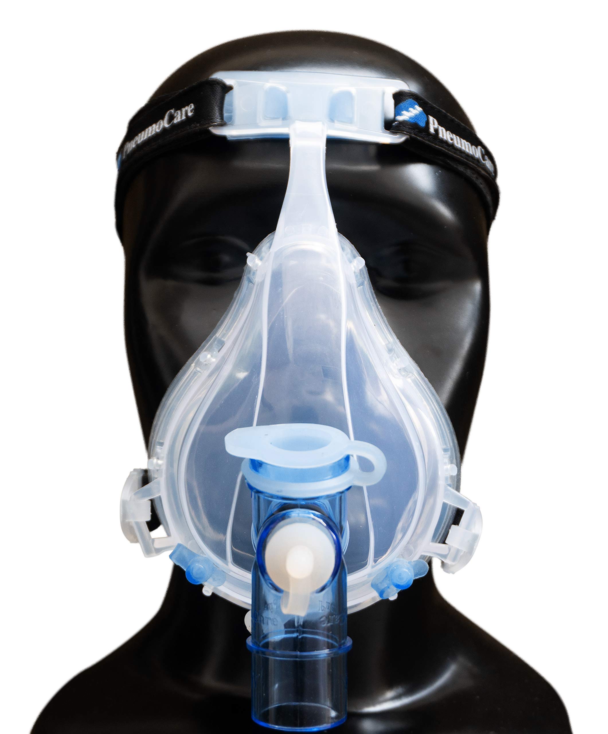 pneumo care health - broncomask (bronchoscopy mask) with head gear - non vented (large)