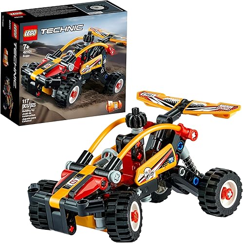 LEGO Technic Buggy 42101 Dune Buggy Kit de construcción de juguete, gran regalo para niños que aman los juguetes de carreras, nuevo 2020 (117 piezas)