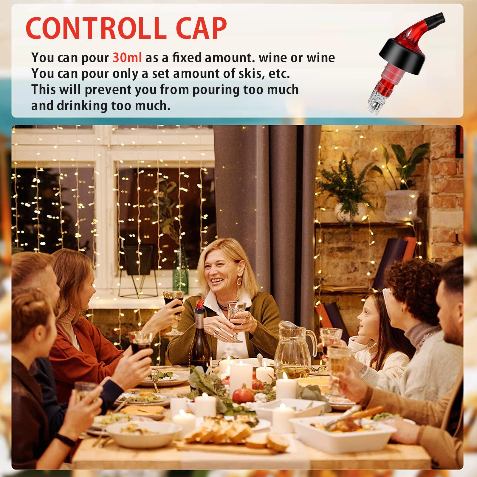 Lot De 4 Becs Verseurs De 2 Cl Pour Spiritueux, Doseur Pour Bouteilles