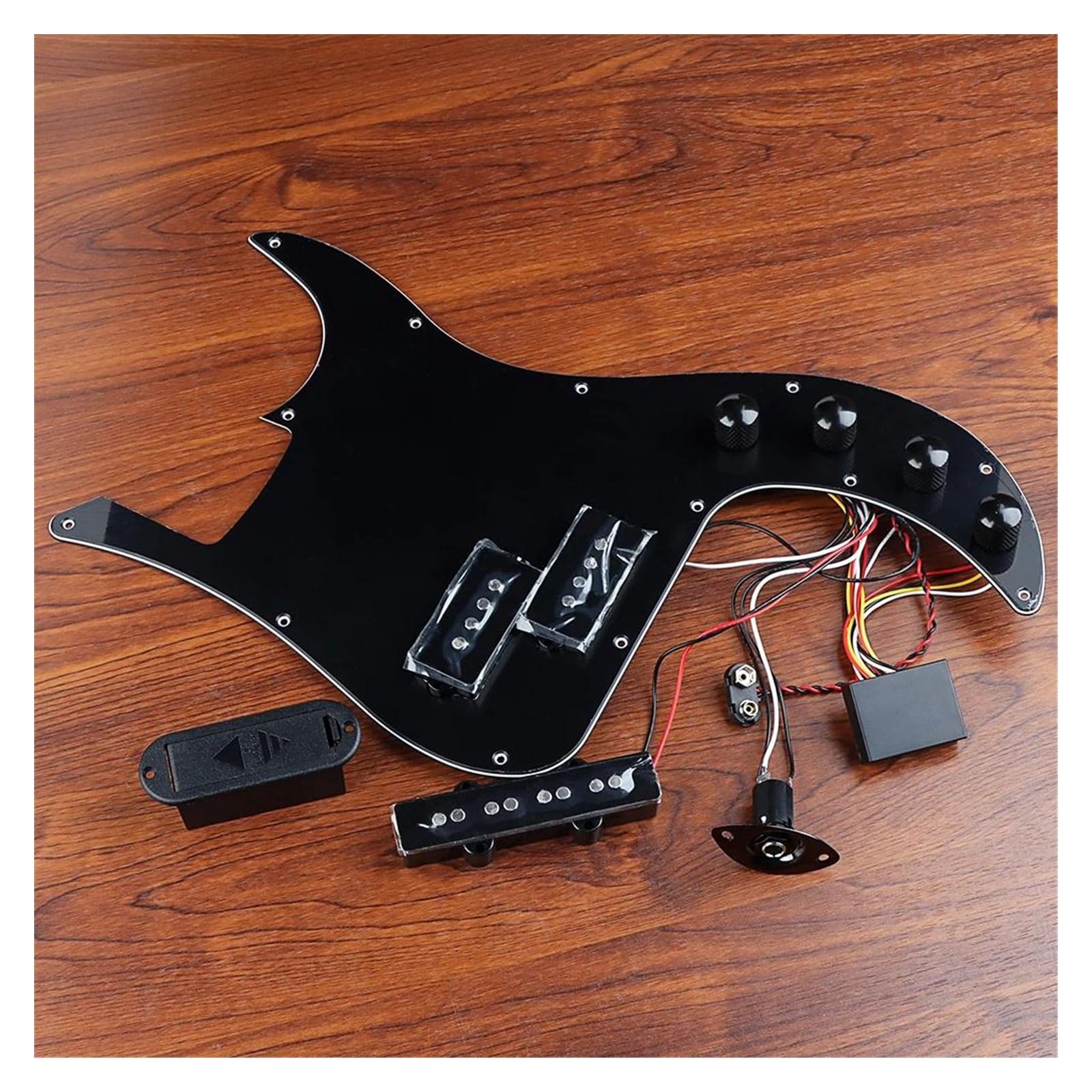 購入者限定販売★オリジナルベースピックガード Amazon | Musiclily 10穴 JBジャズベースピックガード4弦Fender
