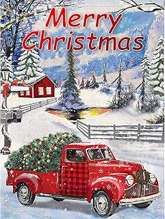 Huacan Diamond Painting Kits Christmas Picture 5D Diamond Art for Adults Kids Diamond Painting Kits Full Drill Kit Crystal Pictures Home Wall Decor Gifts (12 x 16 Inch)