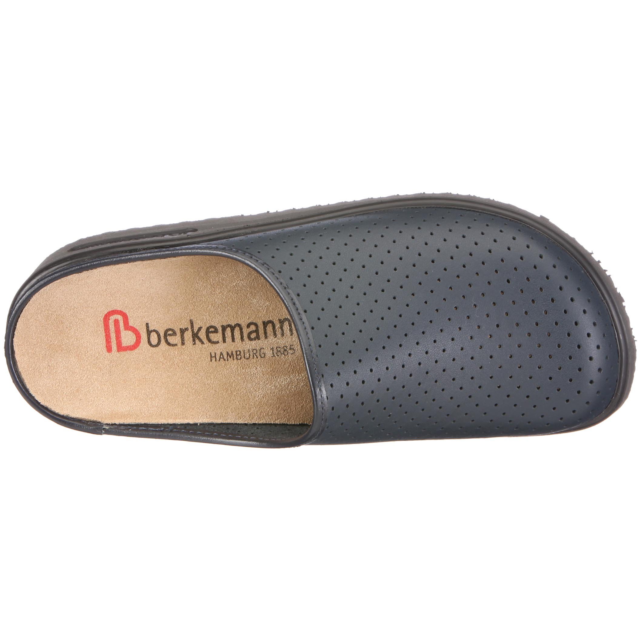 Berkemann Unisex Work Clogs Rindsleder Wide Fußbett: herausnehmbar