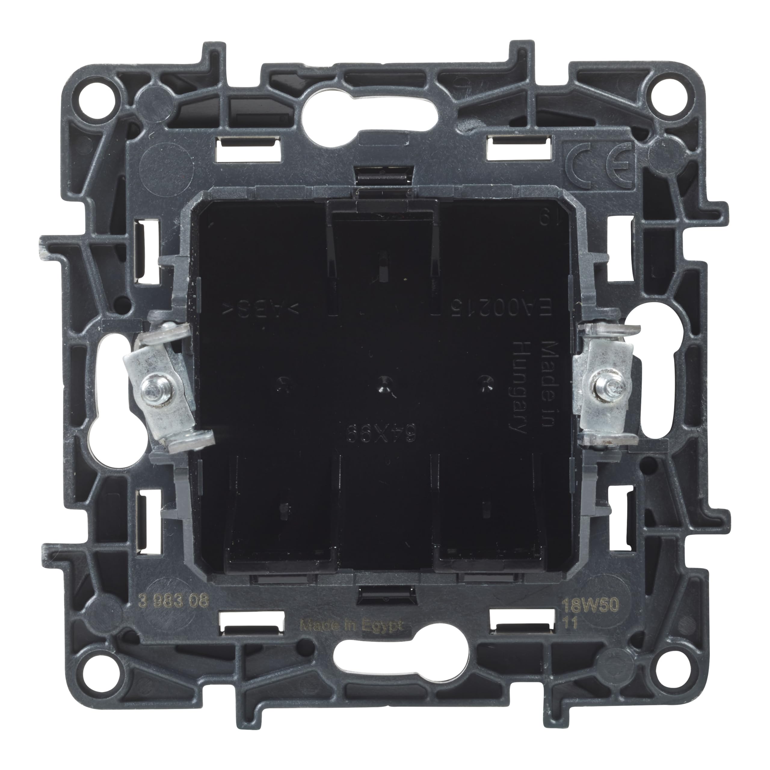 LEGRAND Tapa ciega para instalación empotrada, Gama Niloé Step, Color Antracita, 398308
