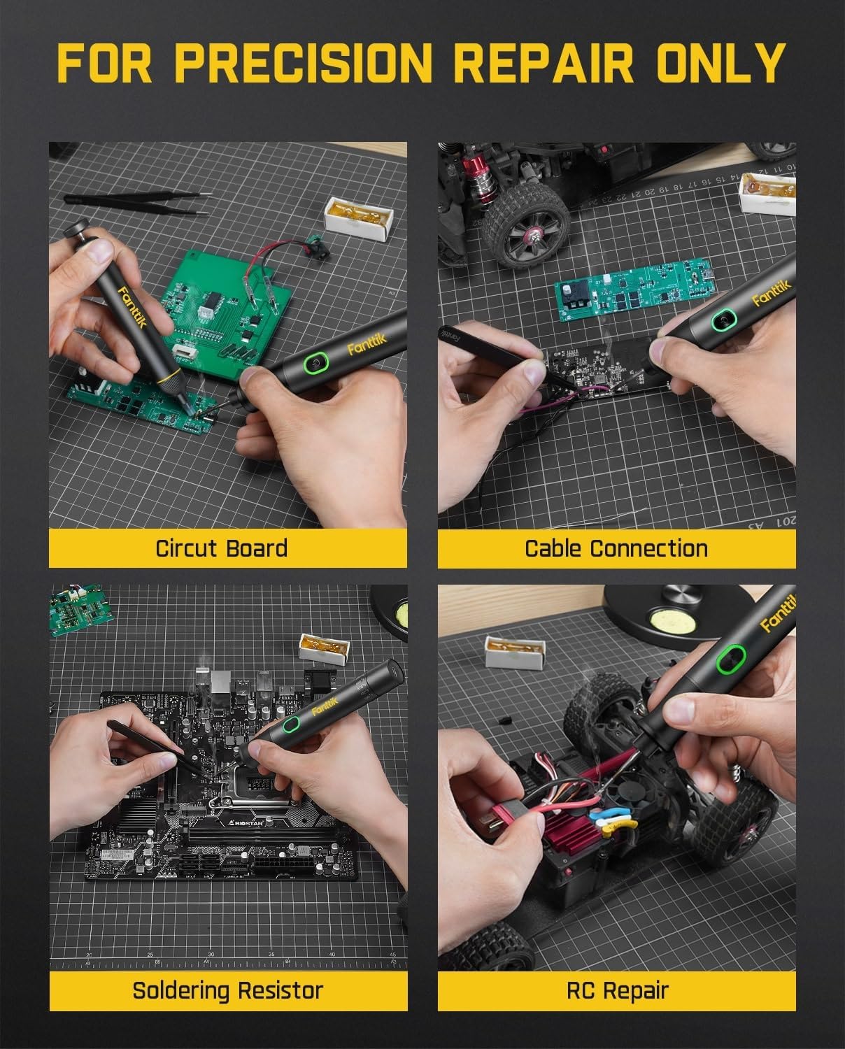 Fanttik T1 Max Soldering Iron Kit & C210 Soldering Iron Tips-6Pcs