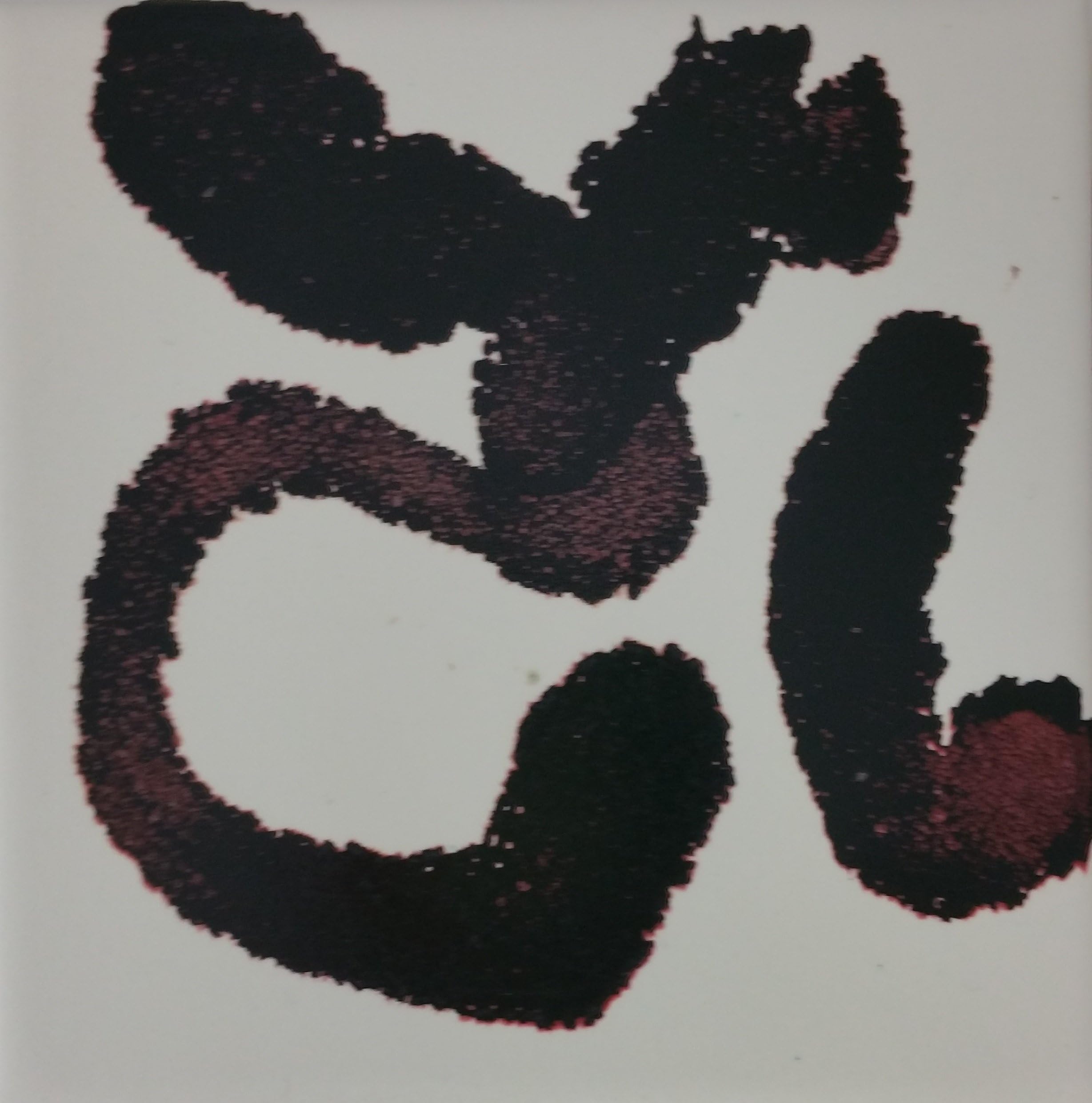 Jewels of the Tile Handmade Decorative Ceramic Coasters Set of 4 (Rorschach)