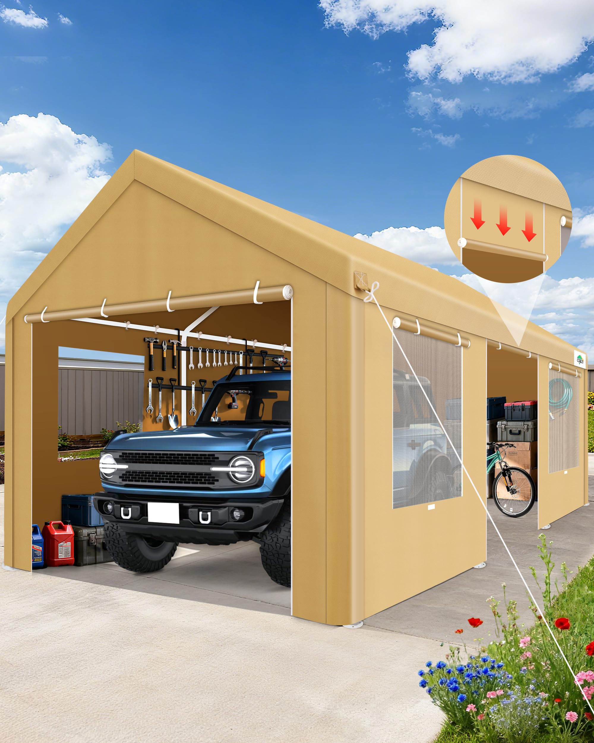 COBIZI Carport 12x20ft