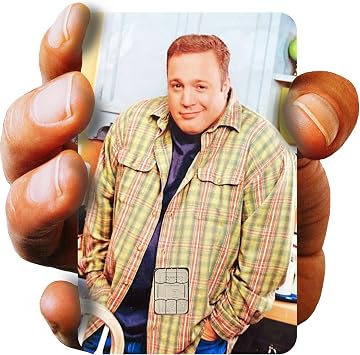 STICKIEMART Kevin James skin cover. DEBIT|CREDIT|TRANSIT|CARDS w/EZ Applicator included! Regualr Standard Chip