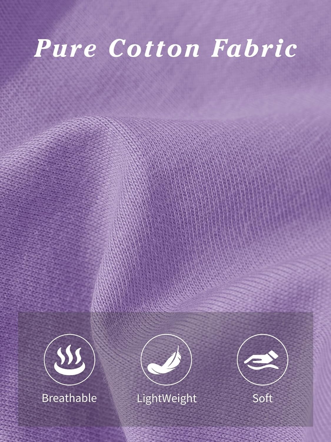 SMENG Women's Cotton V Neck T-Shirt Short Sleeve Solid Color Tee Casual Fit Tee Breathable Summer Fashion Tops - Image 5