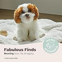 Vista 3 de Bearington Collection Shih Tzu Peluche de Animal - Cachorro de peluche Barkston Shih Tzu de 13 pulgadas, perros de peluche realistas suaves