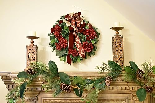 Miniatura 2 de Guirnalda de hojas de magnolia WR4958