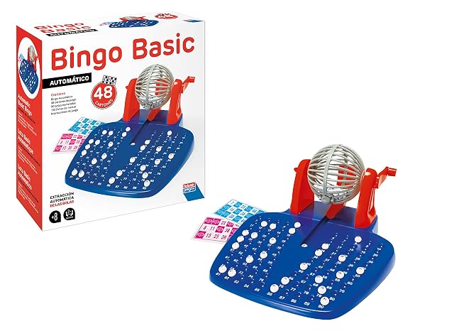 Falomir- Bingo Juego de Mesa, Multicolor, 28 x 29 x 11 cm (27921)